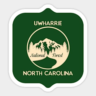 Uwharrie National Forest North Carolina Sticker